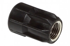 Adaptateur PP en laiton nicklée, G1/4