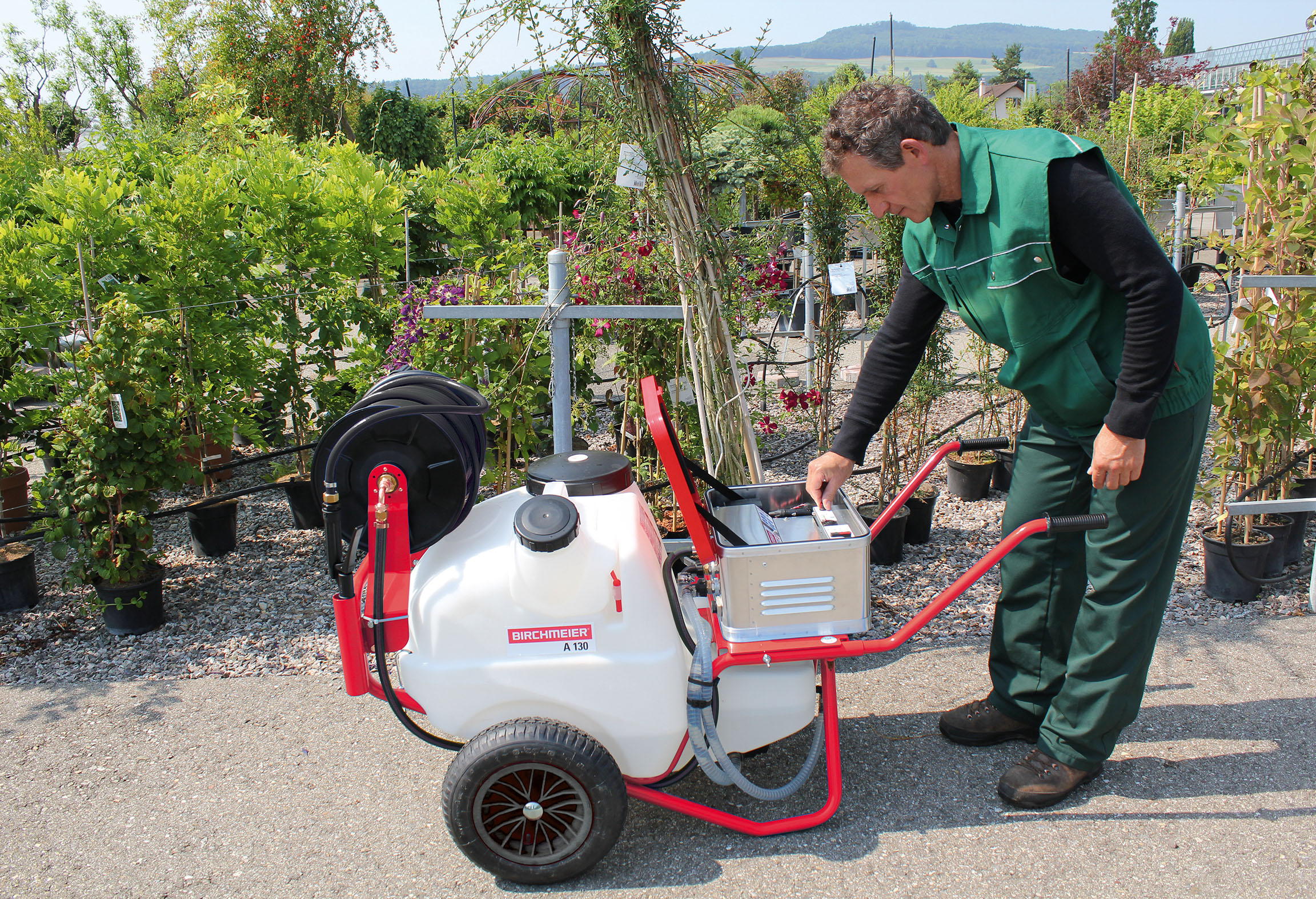 Akku-Karrenspritze 130 Liter