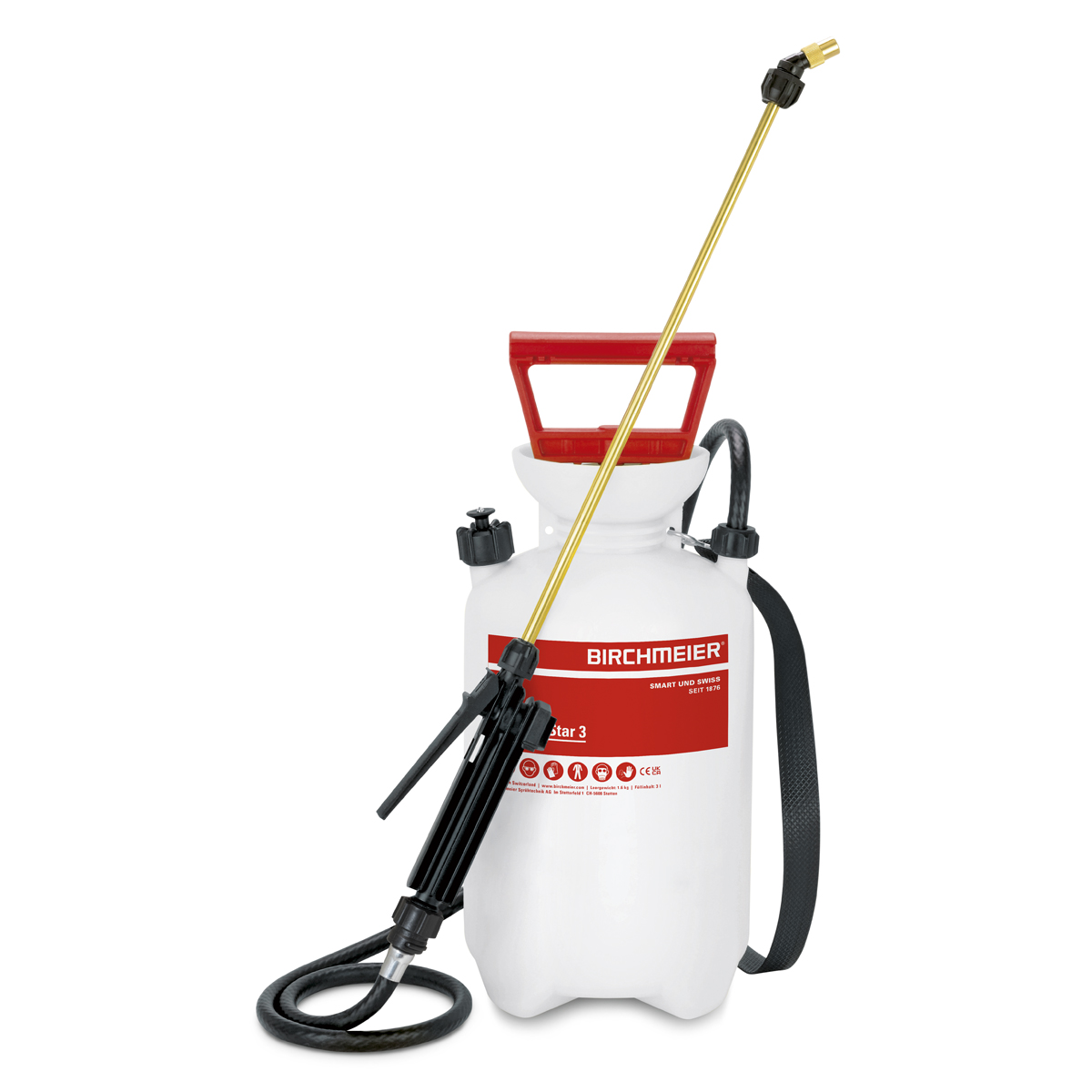 Pulvérisateur Garden Star 3 avec lance an laiton et piston en acier inoxydable, capacité de 3 litres Pulvérisateur Garden Star 3