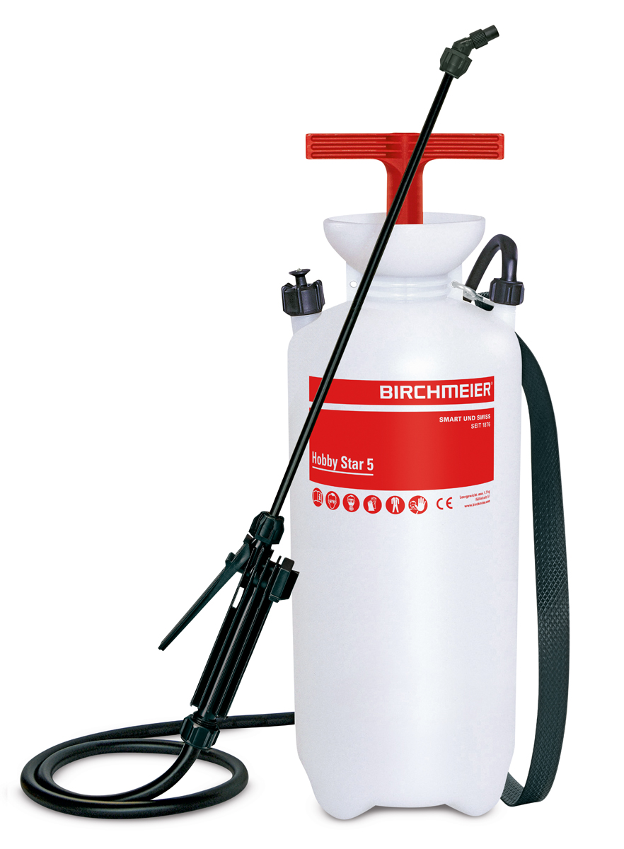 Pulvérisateur Hobby Star 5 avec réservoir de 5 litres, lance et buse réglable en plastique Pulvérisateur Hobby Star 5
