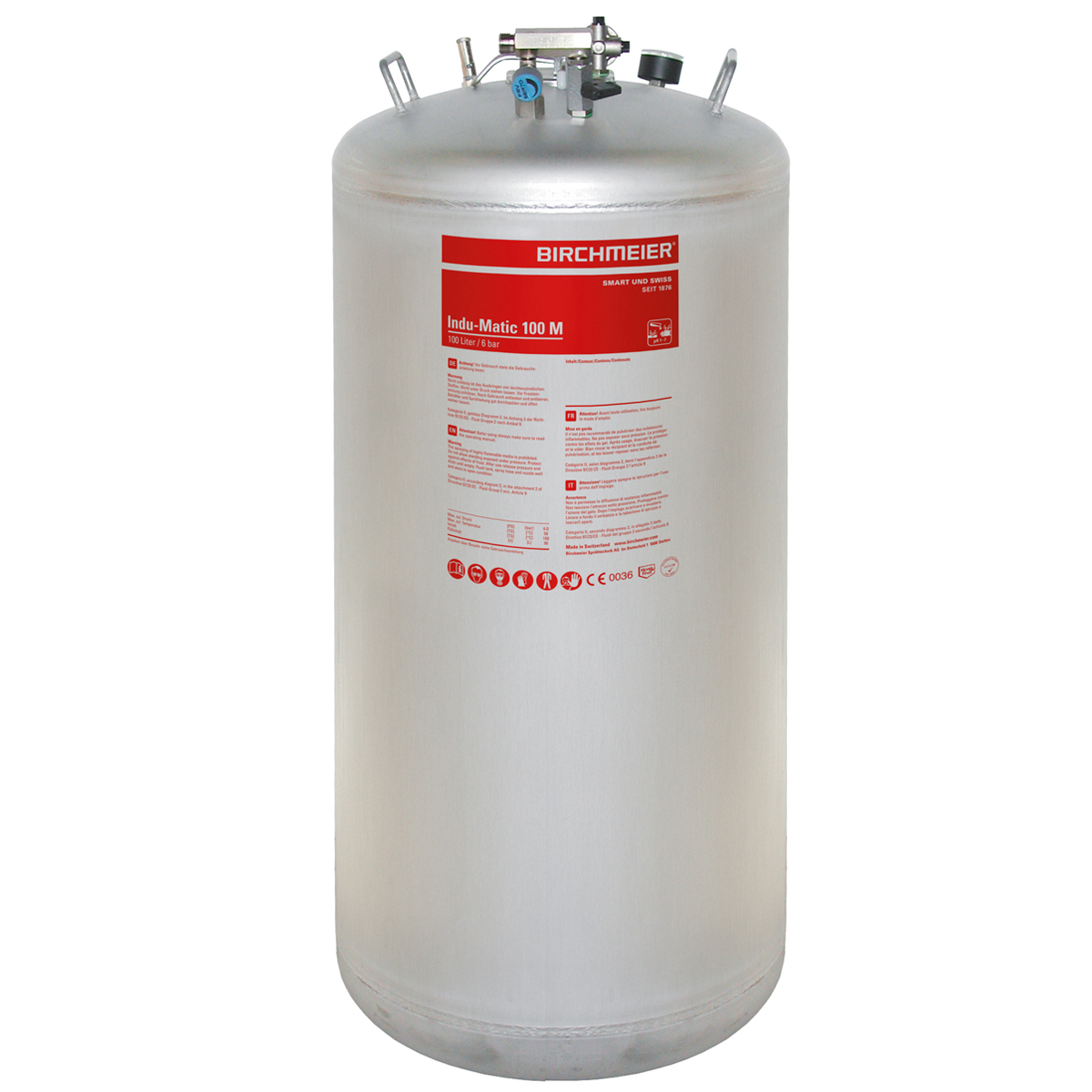 Pulvérisateur à mousse en inox Indu-Matic 100 M de Birchmeier Canon à mousse Indu-Matic 100 M
