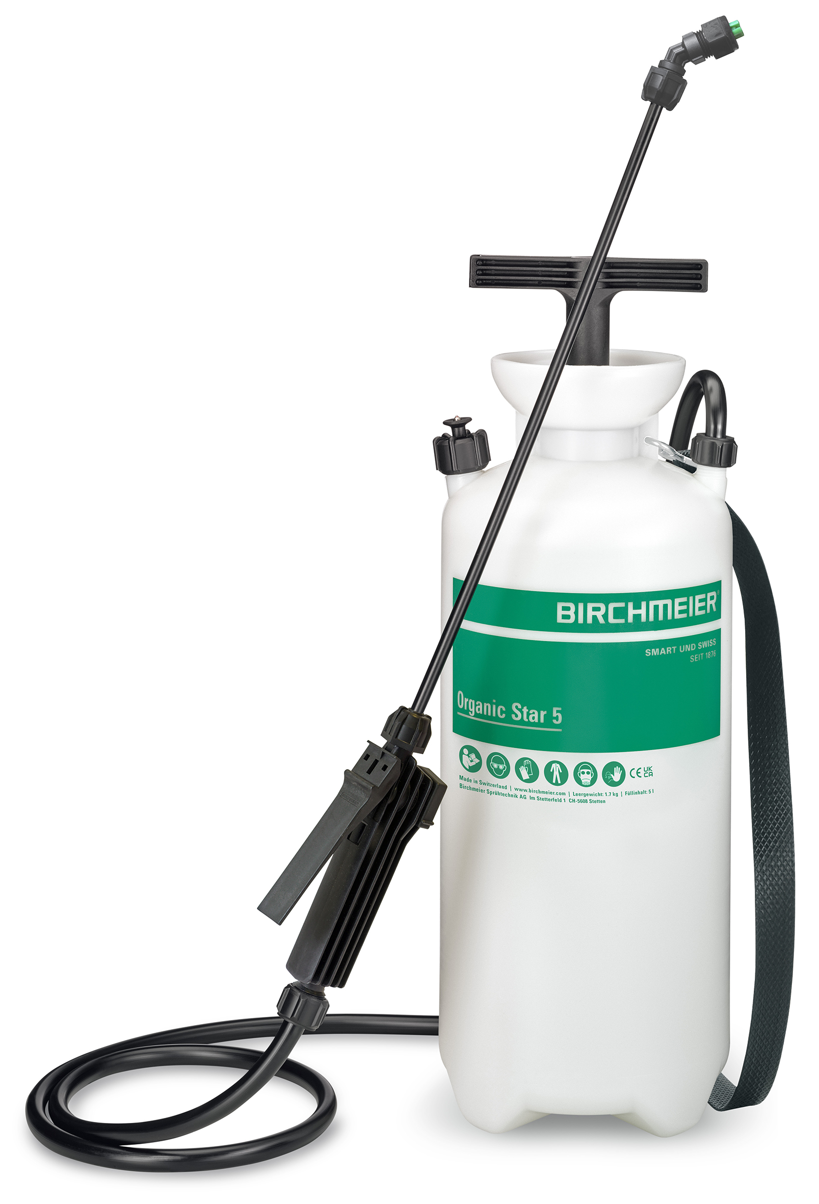 Sprühgerät Organic Star 5 5-Liter Sprühgerät Organic Star 5 von Birchmeier speziell Essigsäure beständig